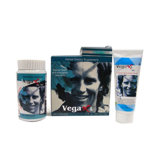 Vega Xl For Penis Enlargement Capsules & Gel - 60 Caps & 60ml