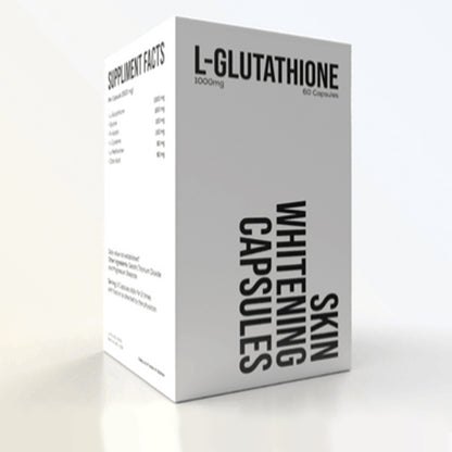 Gluta White L Glutathione Skin Whitening Capsules - 60 Caps